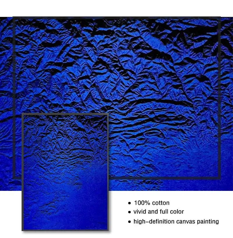Фото Абстрактные Yves Klein Blue Soulages круг настенная живопись на холсте современный постер печать гостиная украшение дома живопись №5