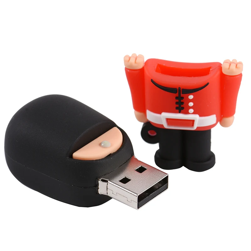 JASTER Новый популярный USB-накопитель с британским охранным дизайном 16G 32G 64GB Память