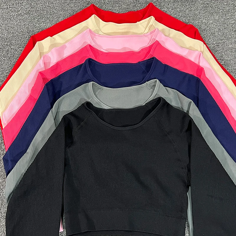 Ribbed Women Tracksuit Seamless Yoga Wear Set Gym Set Woman 2 Pieces Sports Bra Fitness High Waist Leggings Workout Shorts Women