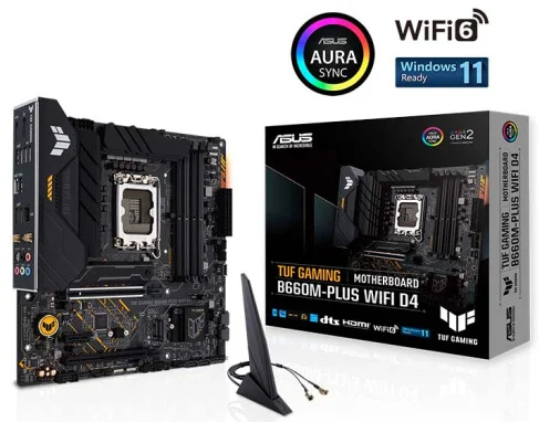 

TUF GAMING B660M-PLUS WIFI D4 Heavy Gunner Motherboard