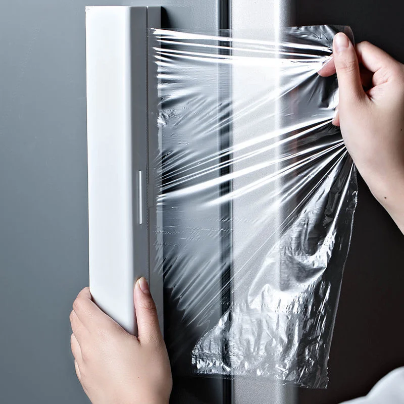 Магнитный диспенсер для пищевой пленки пластиковый хранения кухонные