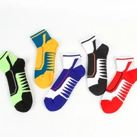 new color matching business casual mens mid tube socks terry sports basketball mens socks