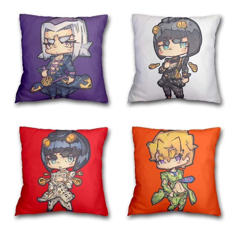 

Декоративные Чехлы для подушек JoJo weirr e Adventure, Jotaro Kujo, декоративная подушка в стиле японского дивана, наволочка для стула, постельное белье, Кв...