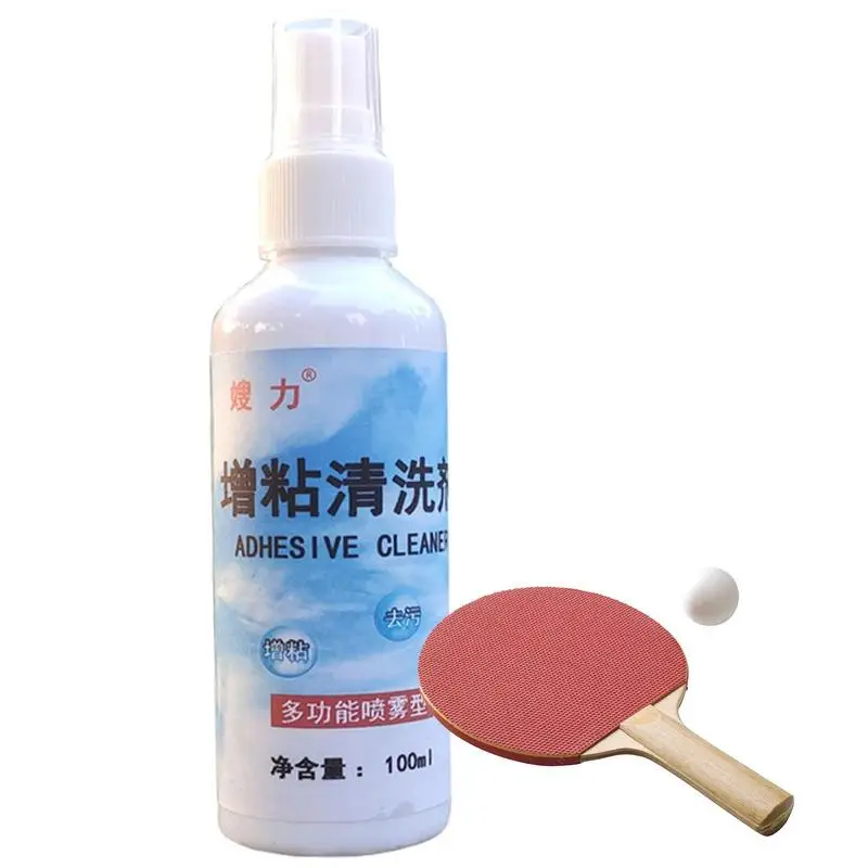 

Tennis Racket Cleaner 3.4 Oz PingPong Racket Cleaning Spray Cleaning Agent Rubber Cleaner For Table Tennis PingPong Tackifier