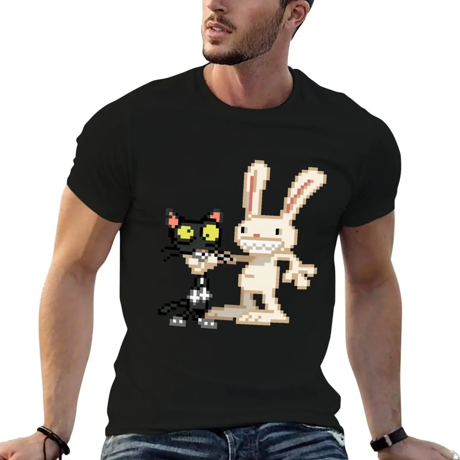 Электронная футболка Occupiers Of A Universe Sam And Max с типическими художественными