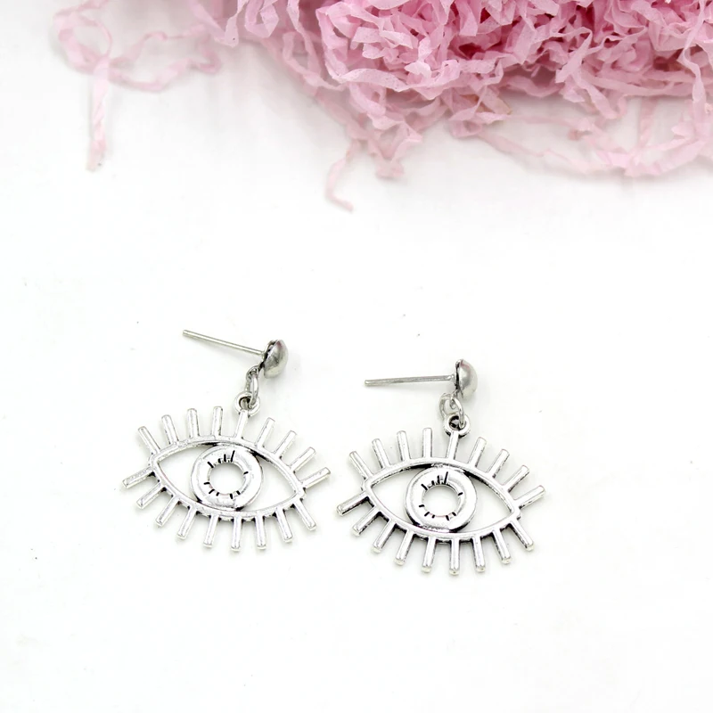 

Metal Evil Eye Earring Statement Earrings For Women Girl Gift Brincos Pendientes Cерьги Mysticism Jewelry