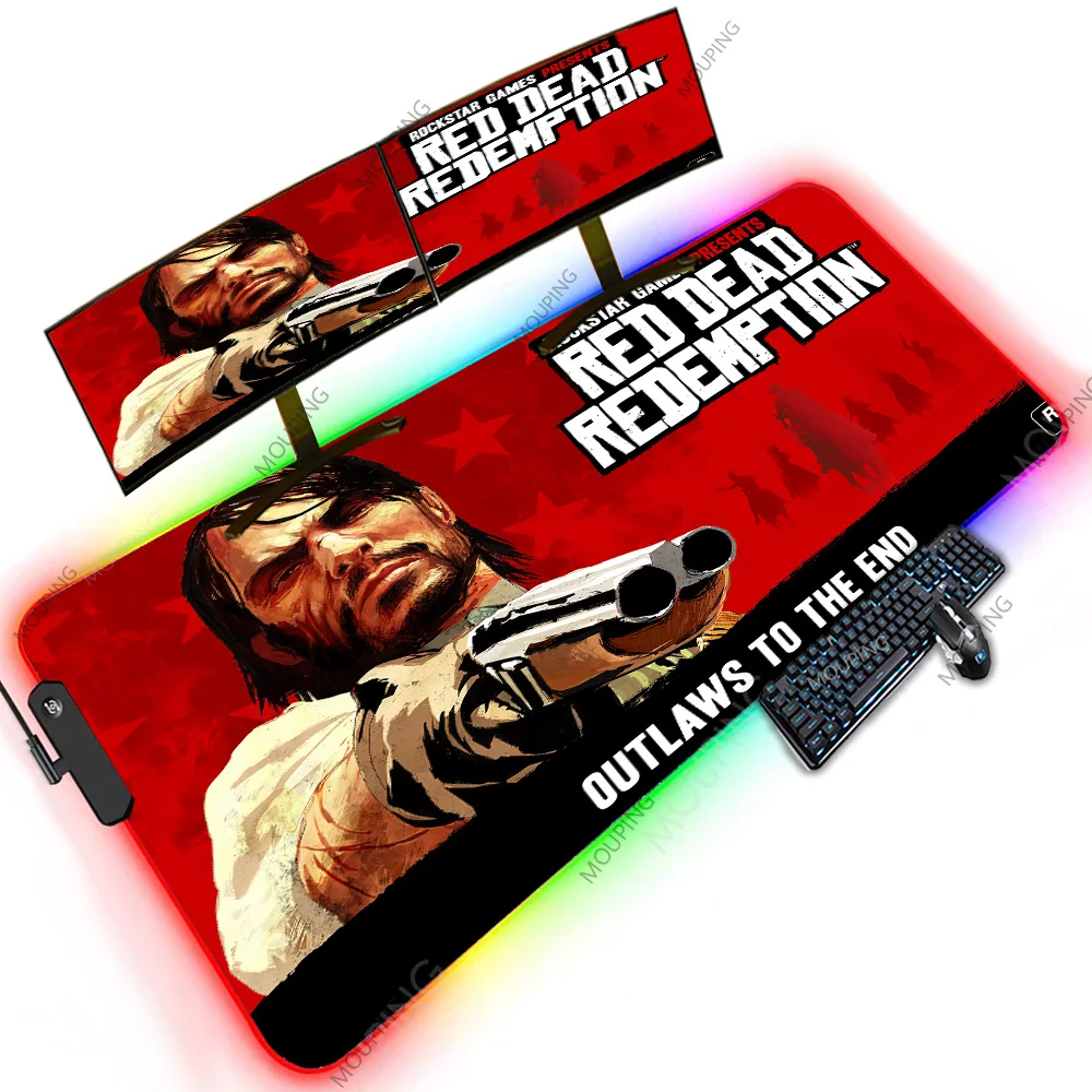 

Red Dead Redemption 2 Office Table for Study Accessories Mause Pad Xxxxl Pc Gamer Case Rubber Notebook Rugs 1000x500 Glow Things