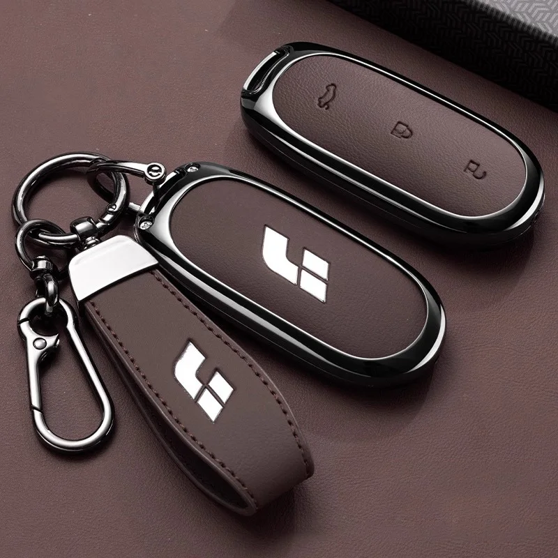 

Чехол для автомобильного ключа Lixiang LEADING IDEAL L7 L8 L9 2025 Li Auto Smart Remote Holder Брелок Сумка Защитная оболочка Аксессуары