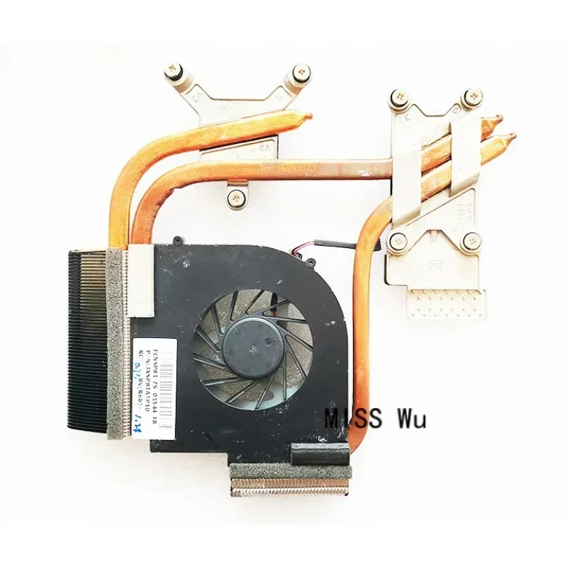 Охлаждающий радиатор процессора ноутбука вентилятор для HP Envy 17-1000 envy 17-1100 dfb 552005 м