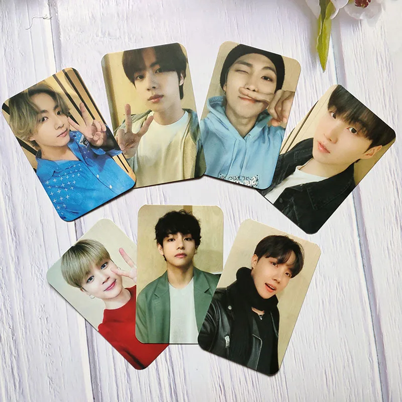 

7 шт./компл. Kpop групповая Фотокарта Lomocard фотокарты LOMO Card для фанатов