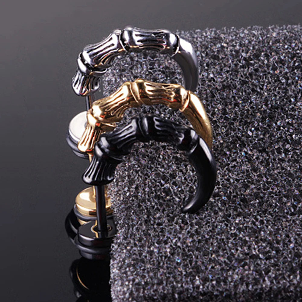 Винтажные серьги-гвоздики с орлиным когтем для женщин и мужчин модные