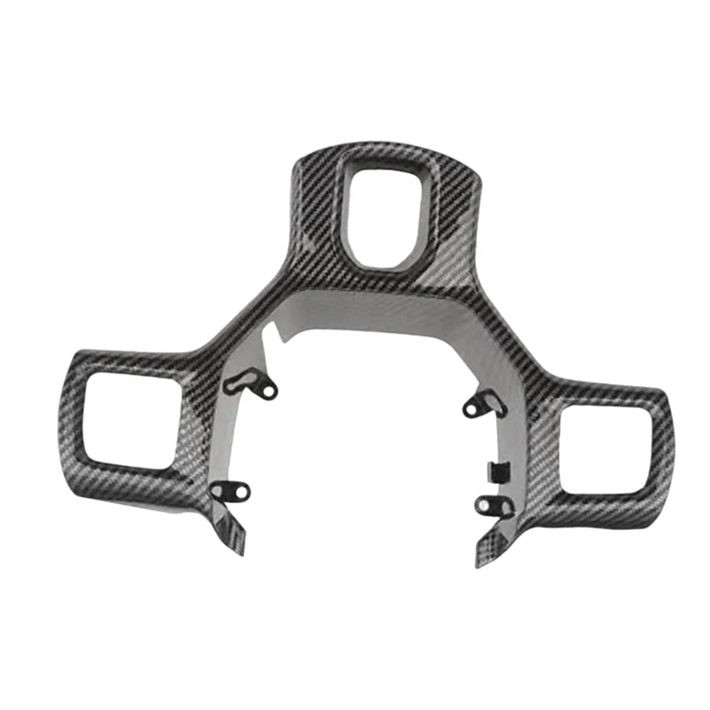 Автомобильная панель рулевого колеса из углеродного волокна отделка для Dodge Ram