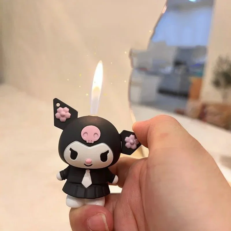 

Sanrio подарок Kuromi Зажигалка кавайная мультяшная трехмерная Зажигалка симпатичная надувная Зажигалка для дня рождения девочка Hello Kitty