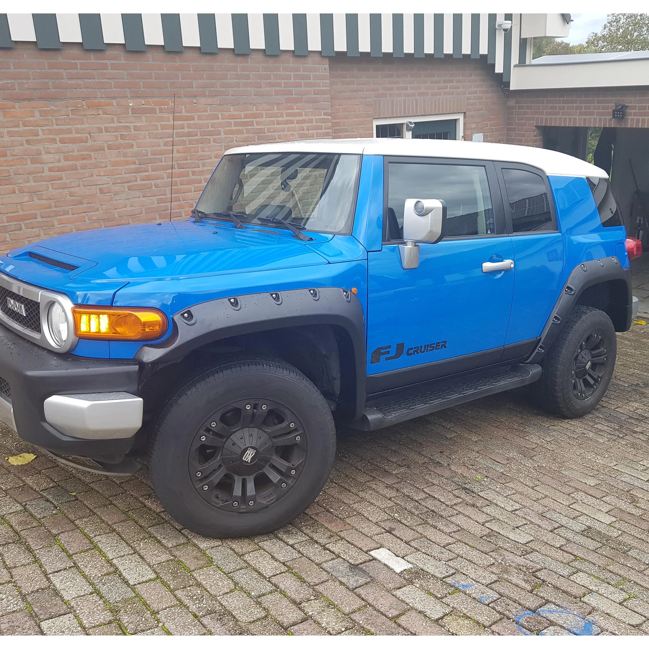 Fender Flares арочные колеса брызговиков для Toyota Fj 2007-2023 двойная кабина матовый черный