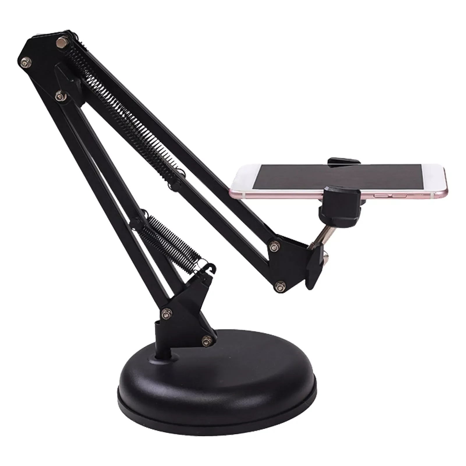 

Stand For Recording Adjustable Holder For Desk Telescopic Desk Stand Cellphone Stand Compatible With All Mobile