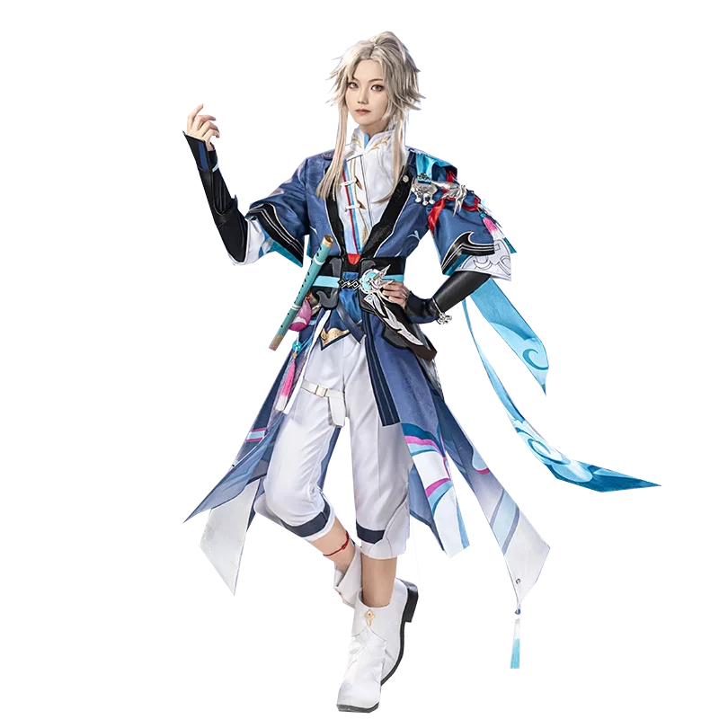 Игра Honkai:Star Rail Yanqing Косплей Yan Qing Красивые наряды на Хэллоуин Униформа Аниме