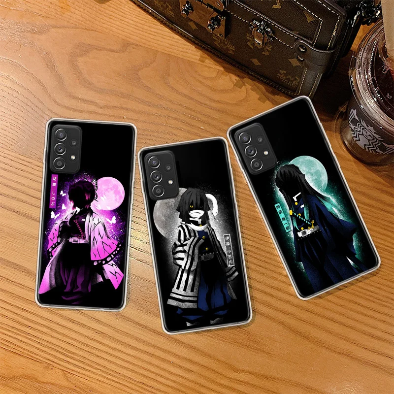 

New Demon Slayer Phone Case For Galaxy A71 A51 A41 A31 A21S A11 A01 A70 A50 A40 A30 A20E A10 Samsung A9 A8 A7 A6 A80 A90 Cover C
