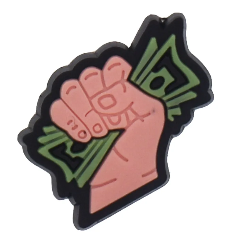 Wholesale Shoe Charms Decorations Fits for Crocs Accesorios 100 Pack money Girls Kids Women Christmas Gifts Birthday Party Pins