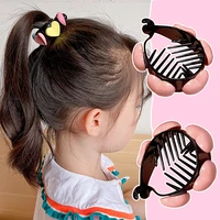 1pcs cute flower fruit horsetail buckle hair clips for girls round claws hairpin barrettes headwear kids baby hair accessories