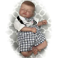 18 Inch Reborn Dolls Painted Lifelike Newborn Bebe Cute Boy Reborn With Love Bonecas Reborn