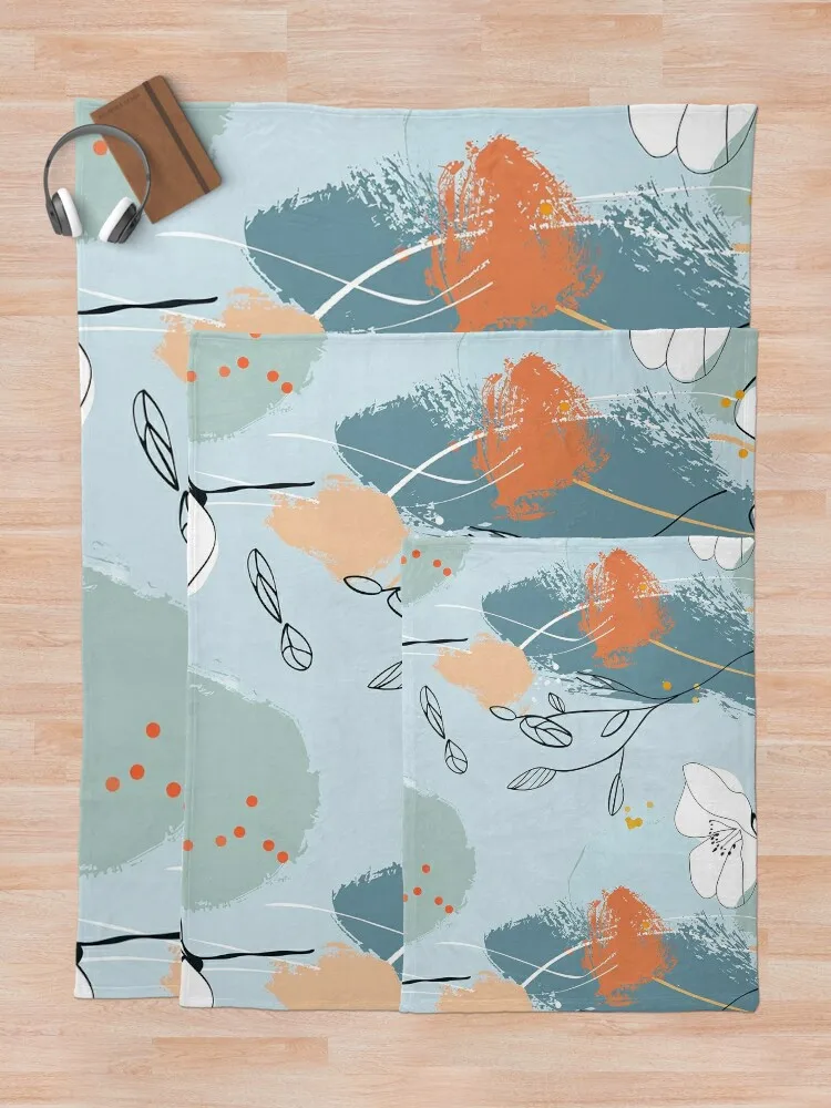 Богемный синий осенний блокнот в форме акварели от NoarusRainbowLand — креативное одеяло