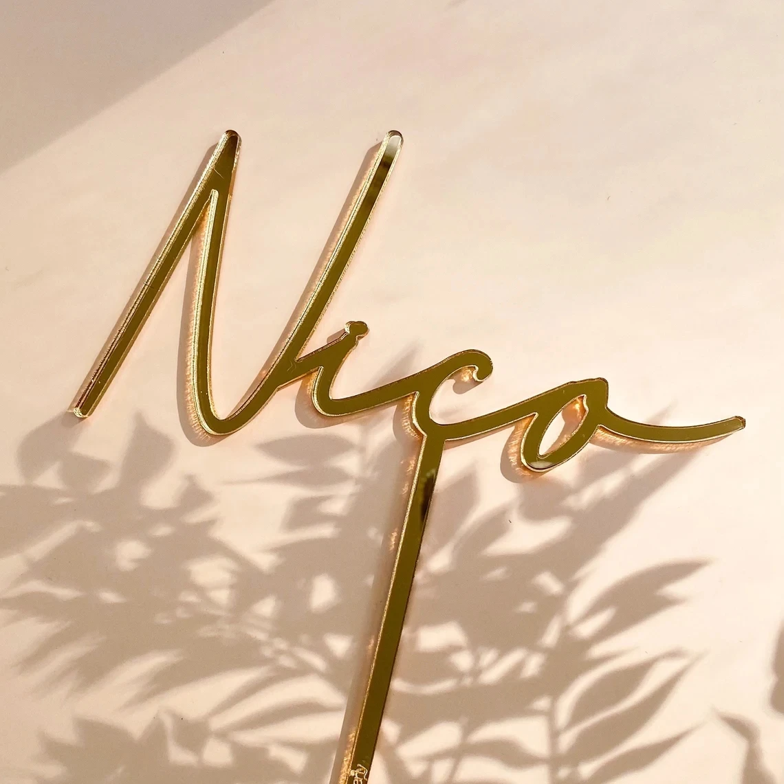 

Custom name cake topper in acrylic | Wedding Anniversary | Bridal Shower |Baby Shower |Birthday |Wedding | Baptism| Confirmation