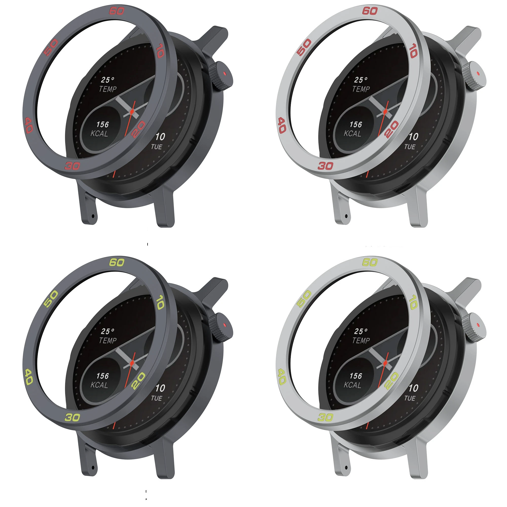 Сменный чехол-рамка для часов CMF Watch Pro2 Металлический ободокCMF ПО ПРИМЕЧАНИЕ