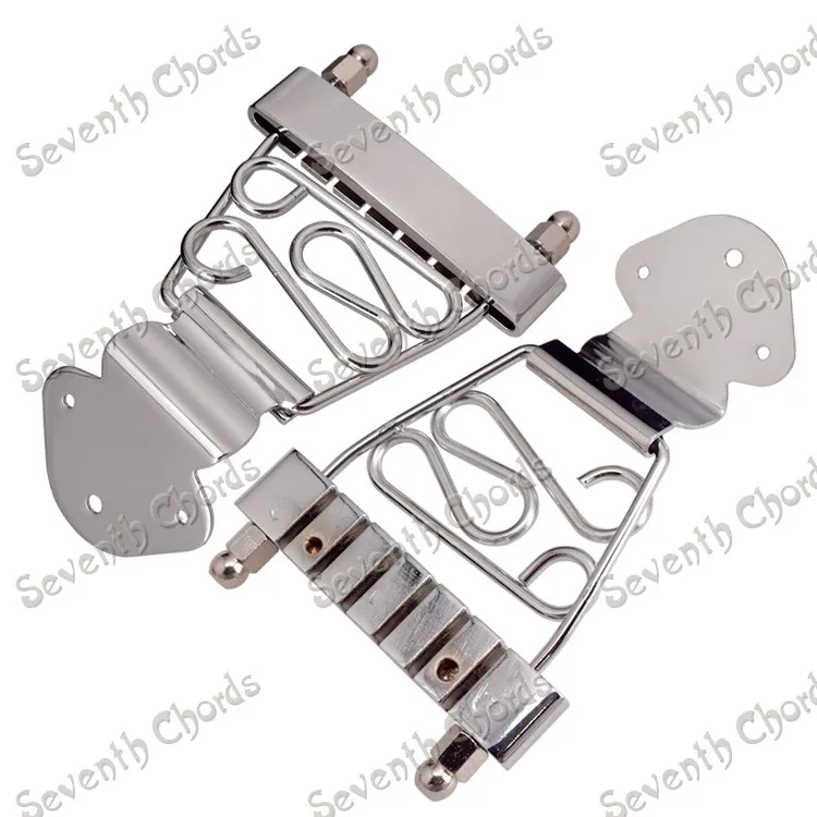 Набор трапециевидных коротких 6-струнных перемычек Archtop Tailpiece для полых полуполых