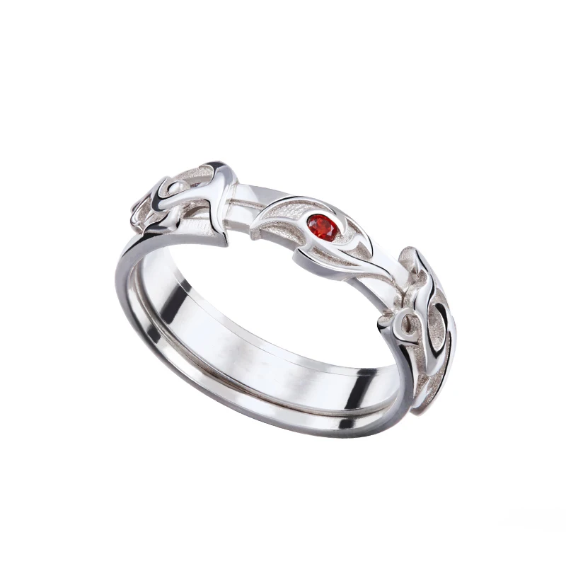 Аниме Кольцо Косплея "Система Самоспасения Подлого Злодея" Шэнь Циньциу Ло Бинхе Унисекс Парные Кольца Ювелирные Аксессуары Предметы