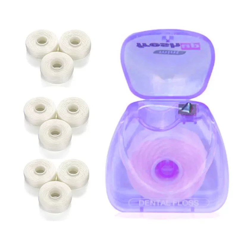 

Зубная нить, 10 рулонов или 1 рулон, 50 м