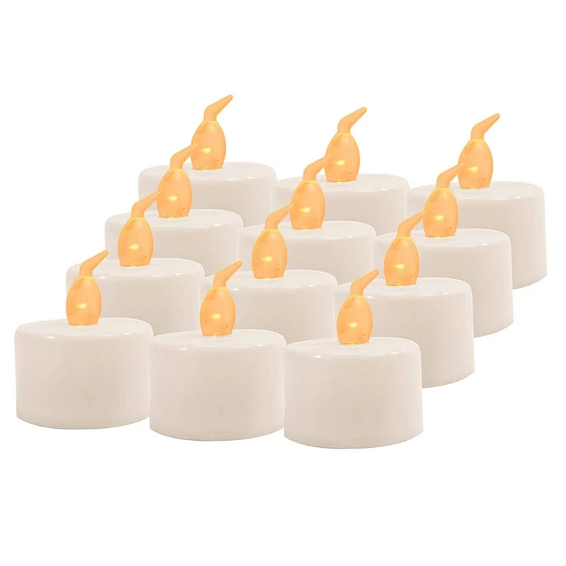

12PCS Led Tea Lamp Flashing Battery Candle Decoration Accessories