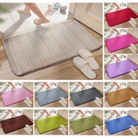 coral velvet bathroom floor mat non slip absorbent rebound cotton comfortable door mat washable bedroom living room kitchen mat