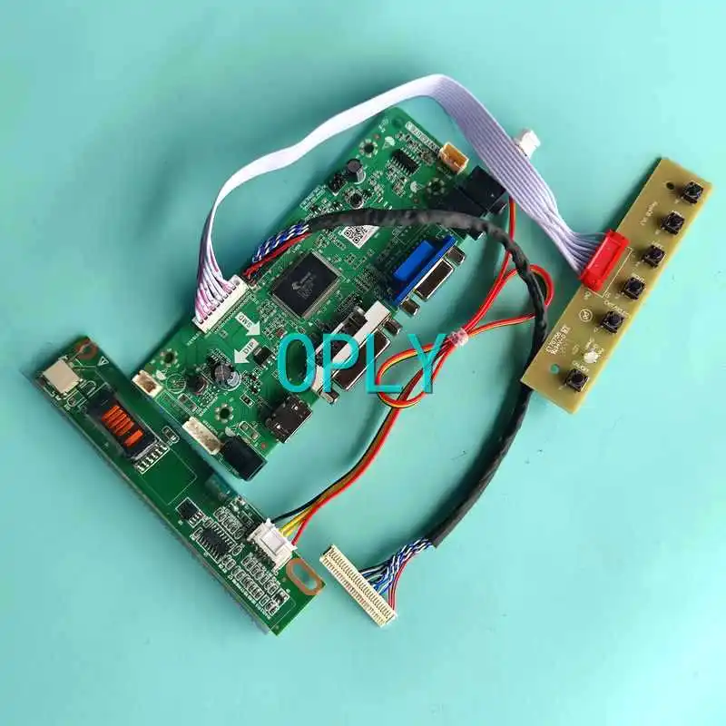 

LCD Display Matrix Controller Board Fit B154SW01 LTN154MT02 30 Pin LVDS VGA DVI HDMI-Compatible 15.4" DIY Kit 1680*1050 1CCFL