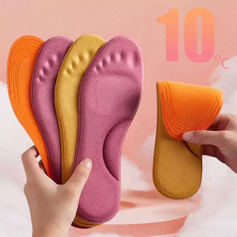 

Warm Insole Foot Comfort Massage Memory Foam Insoles for Winter Boots Unisex Keep Warm Shoes Insert Sports Insoles