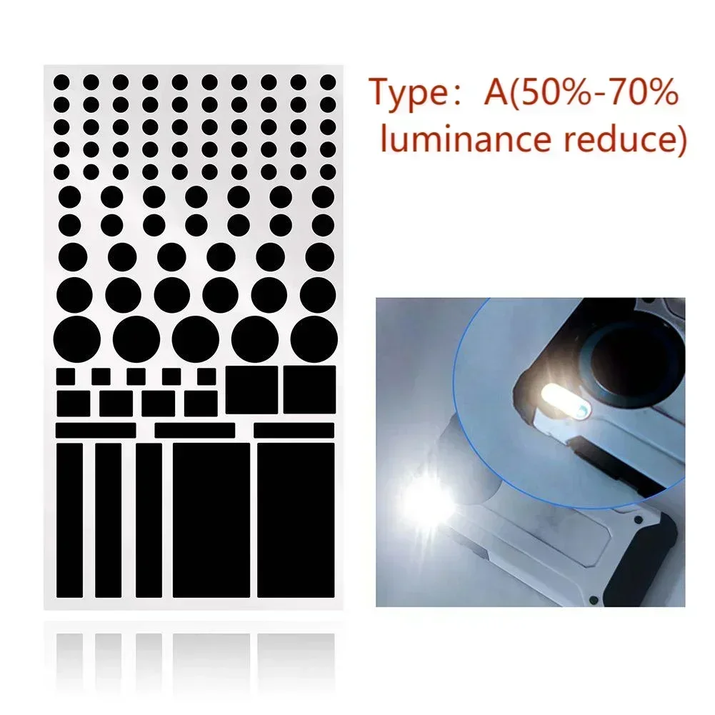 

LED затемняющие наклейки для электроники 50-100%