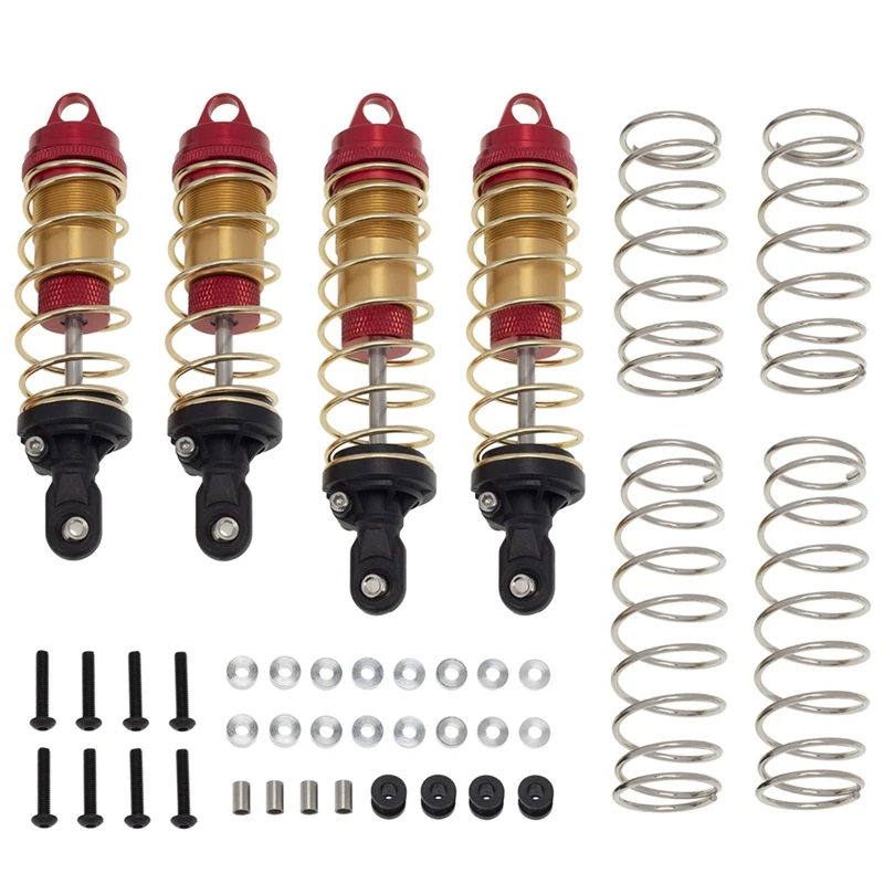 

4Pcs Metal Front And Rear Shock Absorber Damper For Arrma 1/10 SENTON Granite Typhon Big Rock RC Car Upgrade Parts