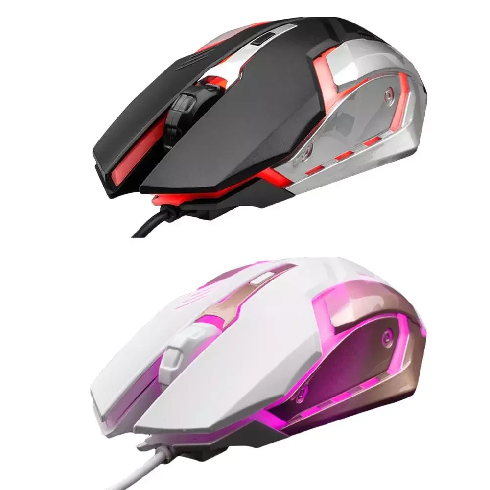 

Sensitive Gaming Mouse With LED Backlight USB Wired Mouse Luminous Ergonomic Computer Game Cursor For Laptops For MacBook