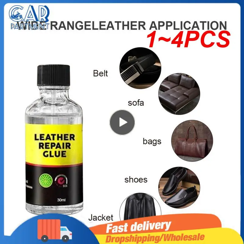 

1 ~ 4 шт. универсальный клей для ремонта кожи автомобиля, бытовой клей для ремонта кожи автомобиля, дивана, сиденья, сумки для ухода за кожей, клей для быстрого ремонта обуви