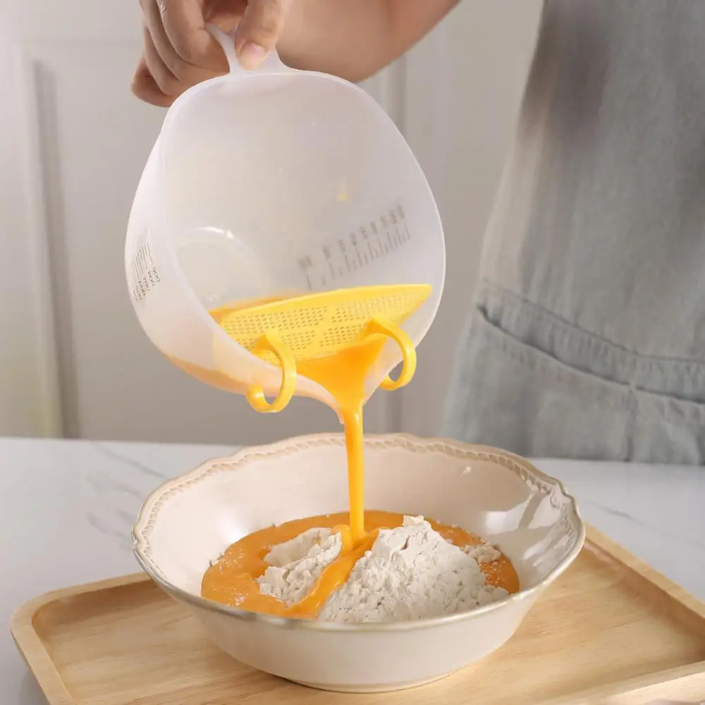 

Measuring Cup Froth Filtering Supplies Plastic High Precision Removable For Household Pastry Cake Bake Egg Liquid Measuring Bowl