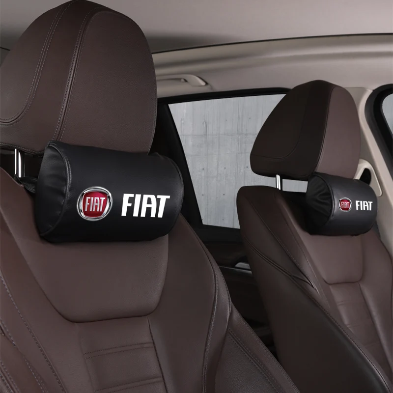 Подголовник автомобильного сиденья из искусственной кожи для FIAT 500 Grande Punto Stilo UNO