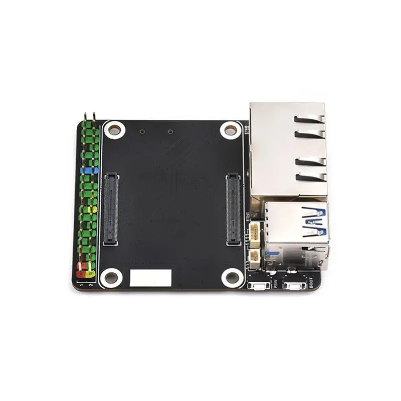 Фото Мини-плата расширения CM5 с двумя гигабитными сетевыми портами и 40 GPIO для Raspberry Pi Compute Module 5-A12I №3