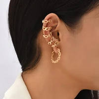 2022 new temperament houndstooth earrings for women multicolor irregular geometry creative niche design fashion fine jewellery