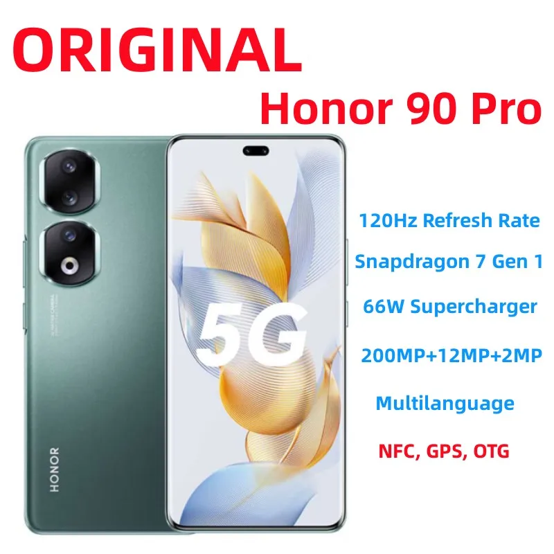 Смартфон HONOR 90 Pro, 12/256ГБ, 16/256ГБ, 16/512ГБ, global | AliExpress