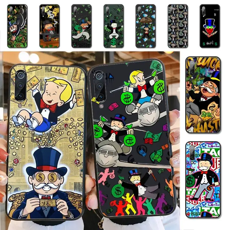 

Cartoon Luxury Dollar MonopolyS Phone Case for Xiaomi mi 5 6 8 9 10 lite pro SE Mix 2s 3 F1 Max2 3