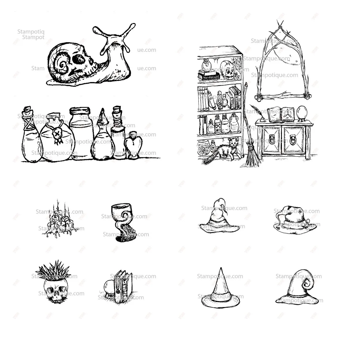 

New Scrapbook Decoration Stamps Snail Hats Witch Hat Cube DIY Gift Card Craft Metal Cutting Dies Lair