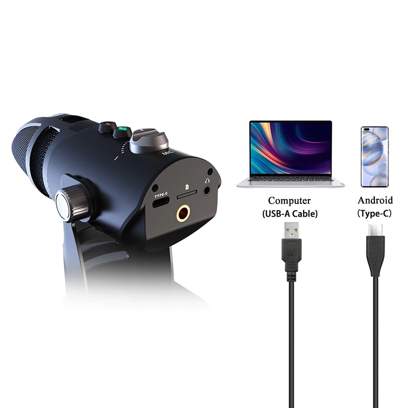 

2022 Hot Sale Condenser Live Streaming Microphone For Tik Tok