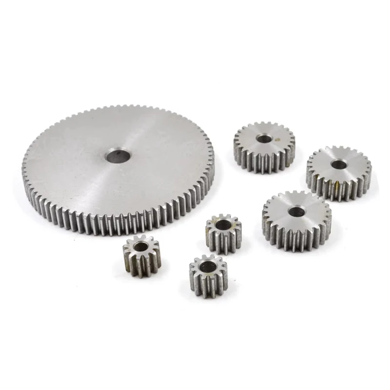 1M 61T-76T цилиндрическая плоская Шестерня 1Mod 61 62 63 64 65 66 67 68 на 76 зубьев 45 # стальные