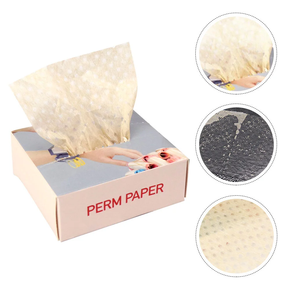 

Hair Paper Perm Styling Papers End Tools Perming Hairdressing Curling Rods Roller Wraps Tissue Salon Grip Self Curler Tool