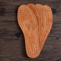 new leather sports insoles for shoes men women sweat absorbing deodorant breathable deodorizing cowhide insoles shoe pad inserts