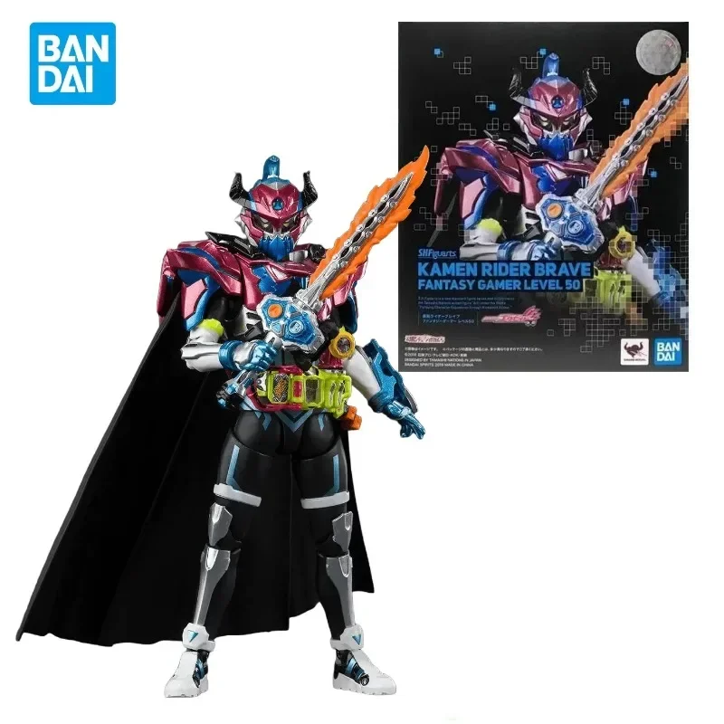 В наличии Bandai Original S.H.Figuarts Kamen Rider Brave Fantasy Gamer Level 50 аниме экшн-фигурка Коллекционная